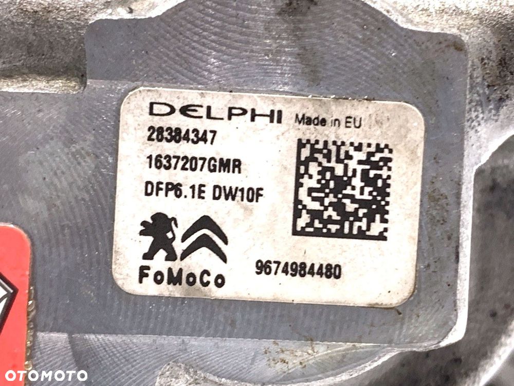 POMPA WYSOKIEGO CIŚNIENIA  PEUGEOT 508 II (FB_, FH_, F3_) 2018 - 2022 2.0 BlueHDI 180 (FHEHZR, - 6