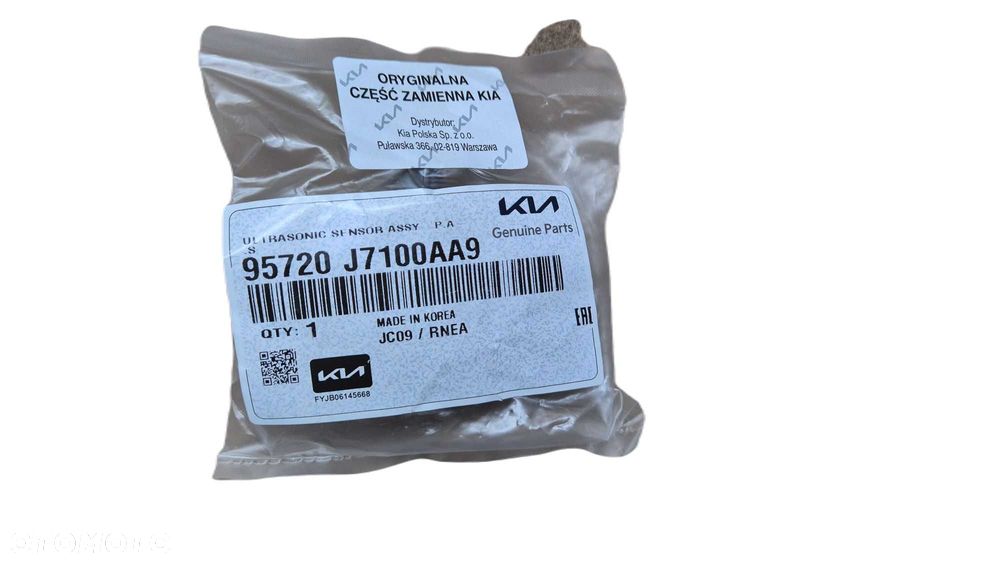 Czujnik parkowania PDC Hyundai KIA OE 95720-J7100 AA9 Czerwony NOWY !! - 1