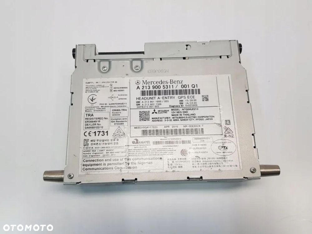 RADIO NAWIGACJA MERCEDES E-KLASA W213 A2139005311 - 1