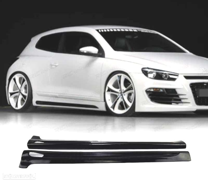 EMBALADEIRAS LATERAIS VOLKSWAGEN VW SCIROCCO MK3 08-17 LOOK RIEGER ABS - 2