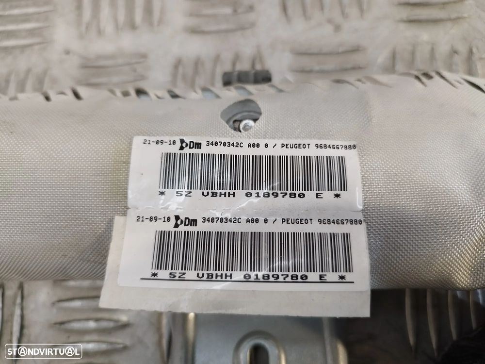 CORTINA CORTINAS AIRBAG AIRBAGS ESQUERDA DIREITA 8335WQ 9684667880 9801631380 PEUGEOT 3008 - 5