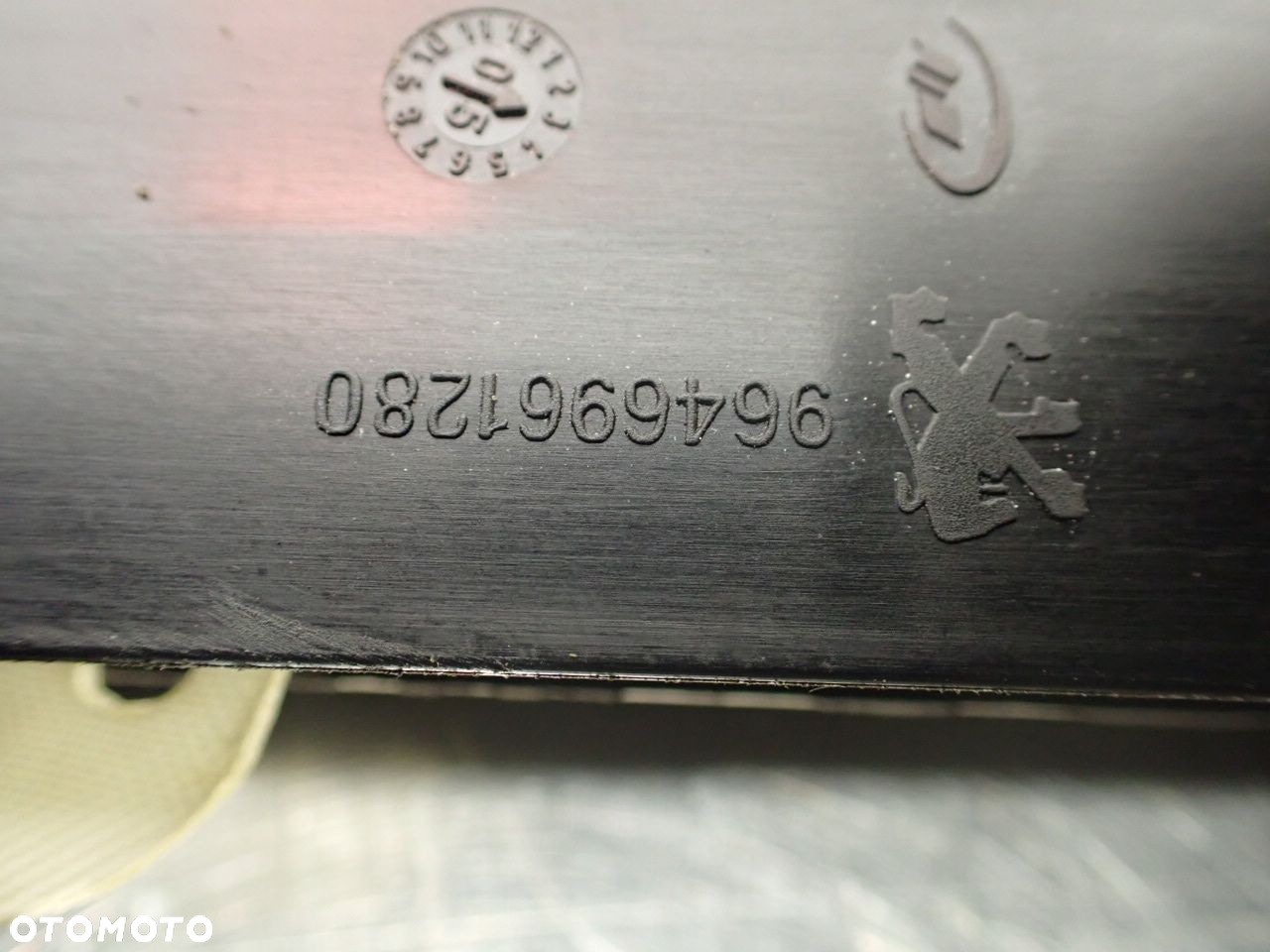 KURTYNA POWIETRZNA LEWA KIEROWCY PEUGEOT 1007 1.6 9655837980 - 2