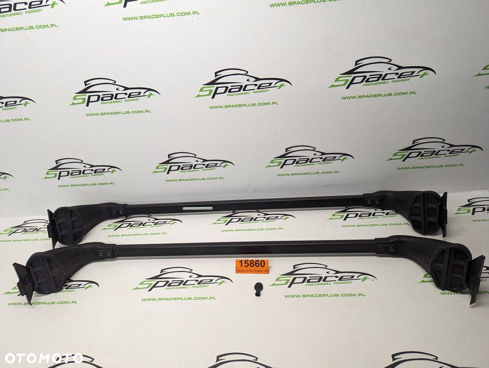 Bagażnik dachowy bazowy belki poprzeczki Citroen C1 5D, Peugeot 108 - 4