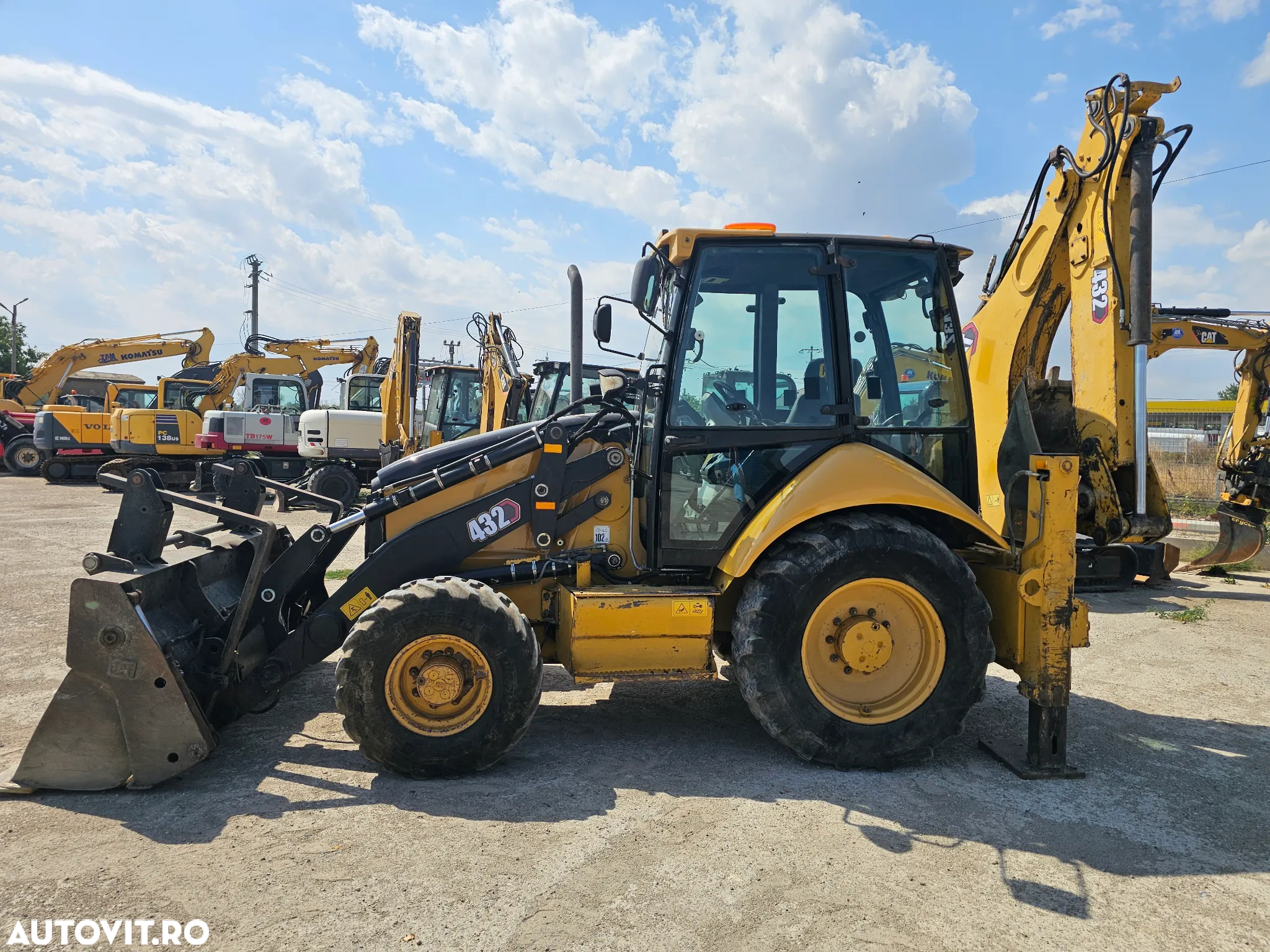 Cat 432 E Premier joystick /airco / autoshift buldoexcavator - 13