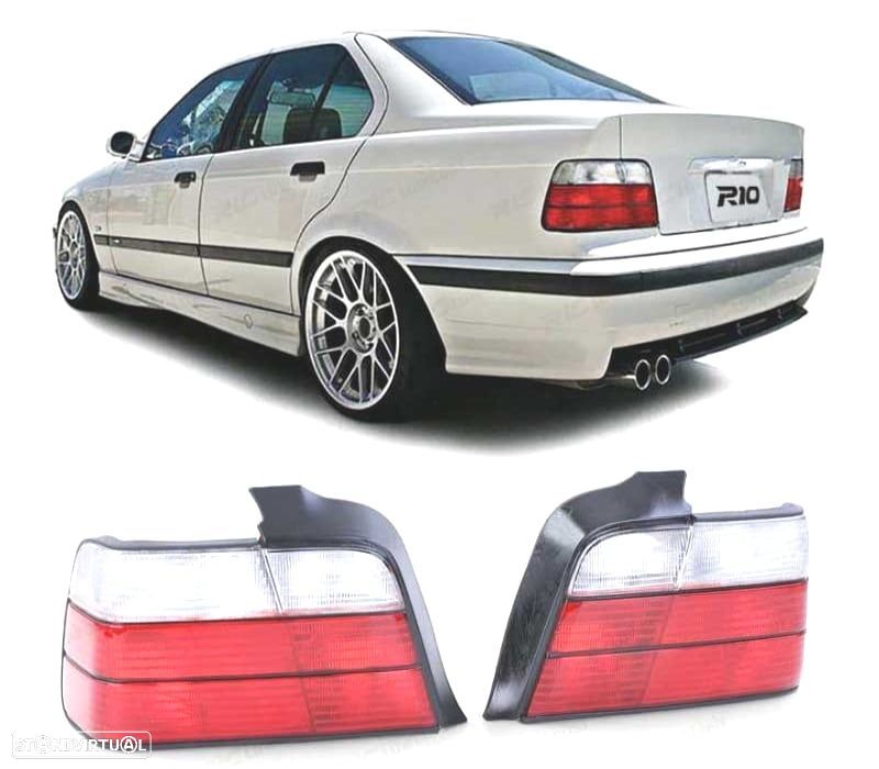 FAROLINS TRASEIROS PARA BMW SERIE 3 E36 4P 90-98 - 1