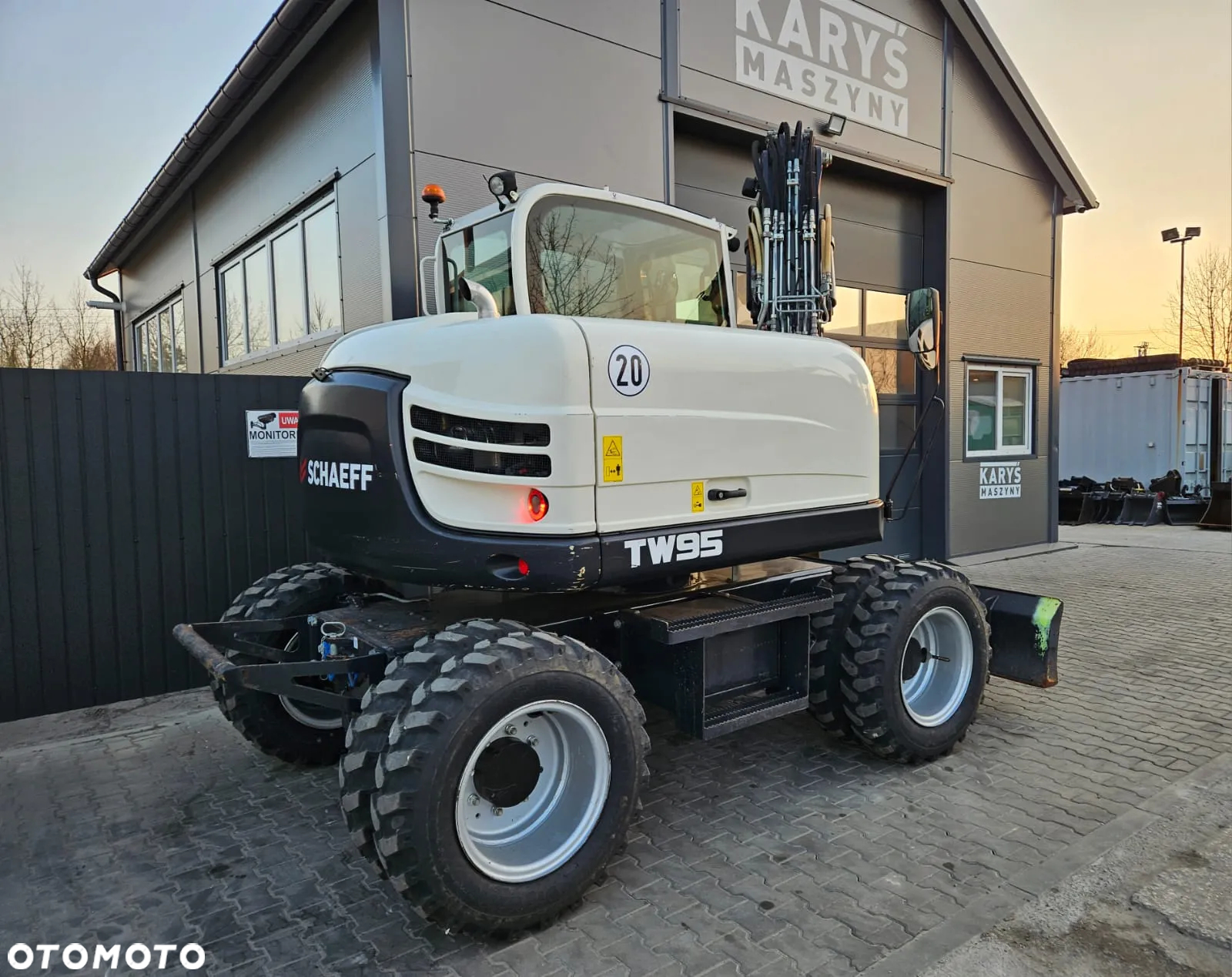 Terex KOPARKA KOŁOWA SCHAEFF TW95 TW 95 110 85  TEREX YANMAR 2019R 5000 MTG - 11