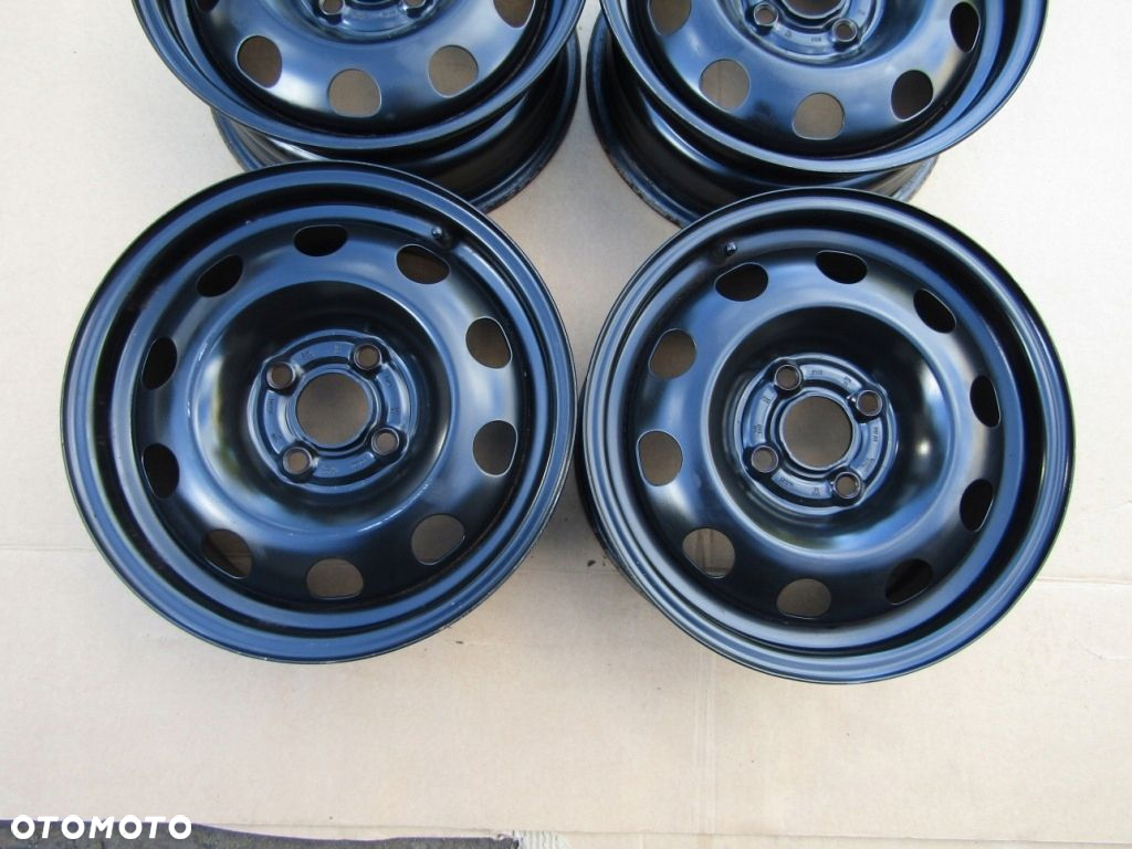 4x Felgi 14 VW Caddy Golf I II III Lupo Seat Arosa Ibiza 6j 4x100 ET43 - 5