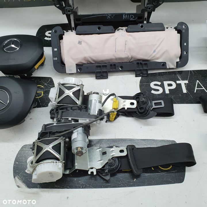 MERCEDES GLE GLS W166 W292 DESKA ROZDZIELCZA KONSOLA KOKPIT PULPIT PODUSZKI AIRBAG AIR BAG PASY KIT SET - 14