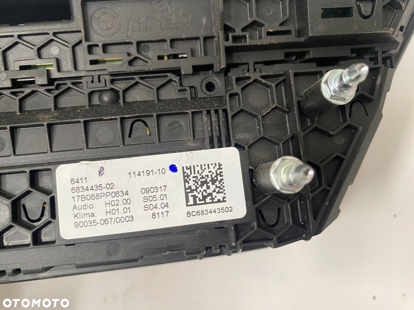 BMW 5 G30 G31 PANEL KLIMATYZACJI 6834435 - 9