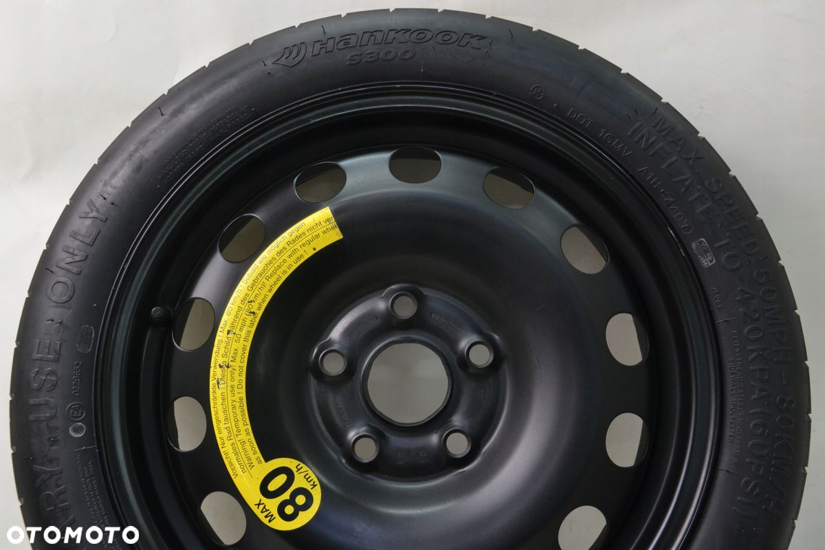 KOŁO DOJAZDOWE R16 VW GOLF VI/PLUS CROSS ZESTAW -30% - 2