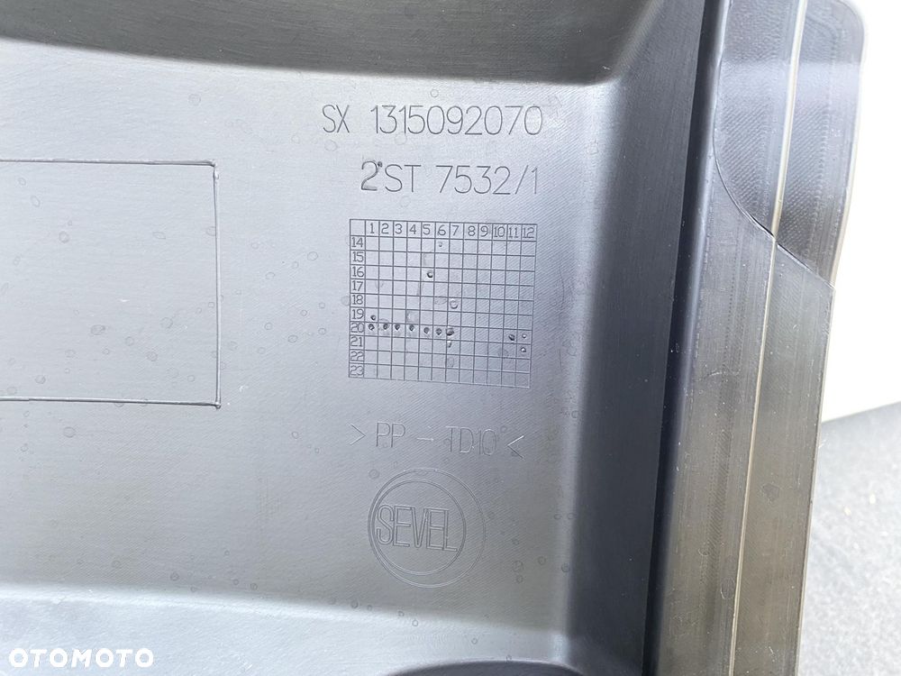 DUCATO BOXER JUMPER 17- NAROŻNIK ZDERZAK PRZEDNI LEWY PRZÓD CZARNY ORYGINAŁ - 9