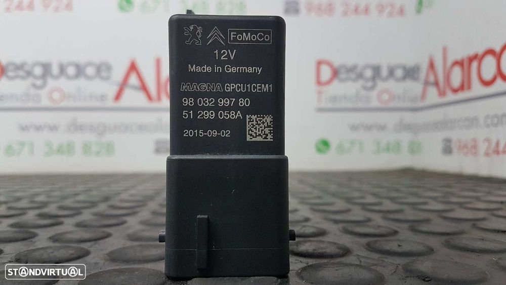 RELÉ CITROEN C3 PICASSO COLLECTION - 3