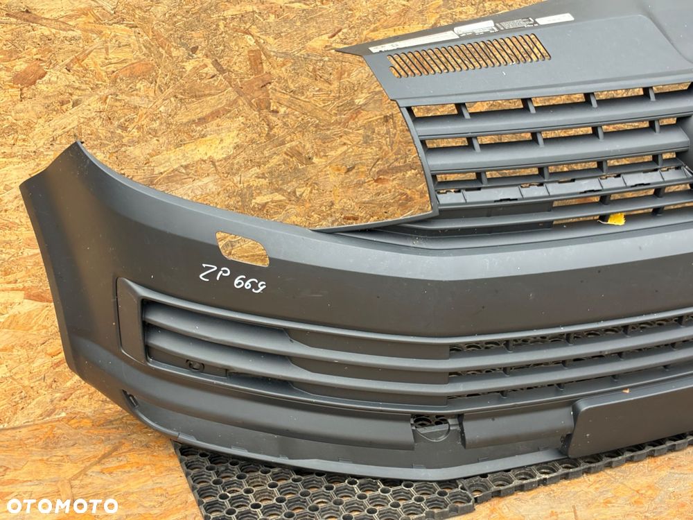 VW T6 Satinschwarz  SKORUPA ZDERZAK PRZÓD  PRZEDNI  PDC SPRYSK 7E0807221D - 6