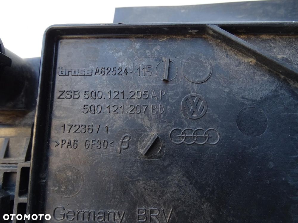 KOMPLET CHŁODNIC + WENTYLATOR 5Q0959455BE 1.5 TSI OCTAVIA III GOLF VII A3 - 13