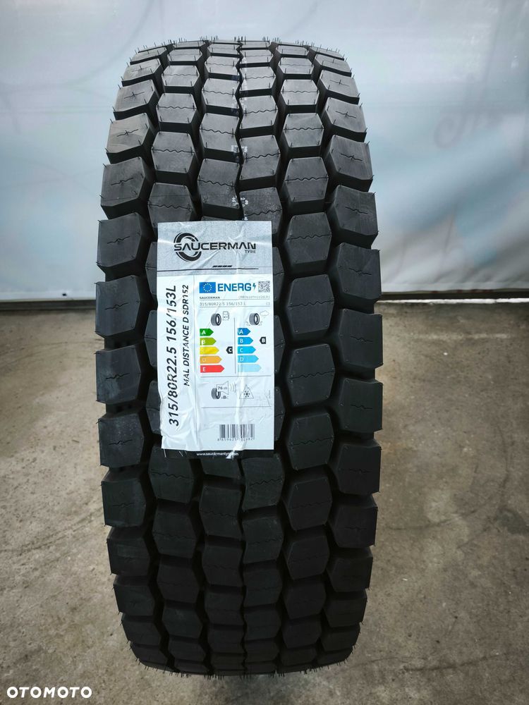 NOWE opony klasy PREMIUM w rozmiarze 315/80R22.5 Saucerman SDR152 - 4