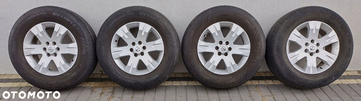 NISSAN PATHFINDER R51 NAVARA D40 KOŁA OPONY KOMPLET 17" DELINTE 255/65 - 4