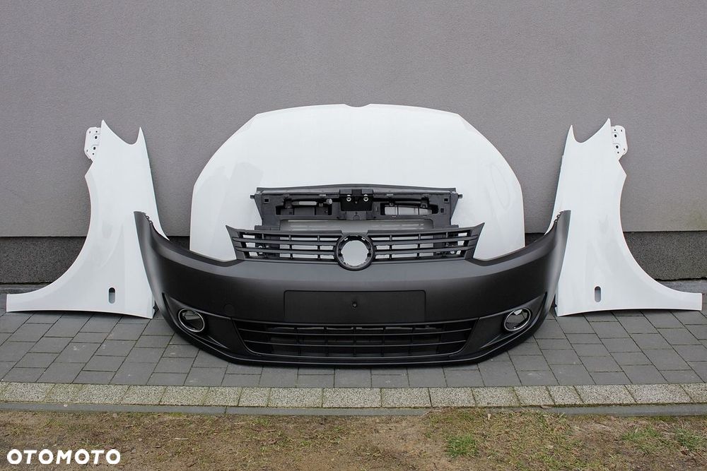 MASKA POKRYWA SILNIKA VW VOLKSWAGEN CADDY 2K 10-15 KOLOR BIAŁY LB9A IDEAŁ - 4