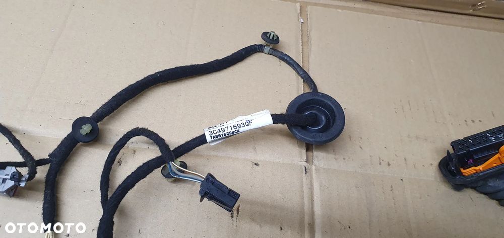 Wiązka instalacja drzwi lewy tył Keyless Go VW Passat B6 3C4971693QF - 4