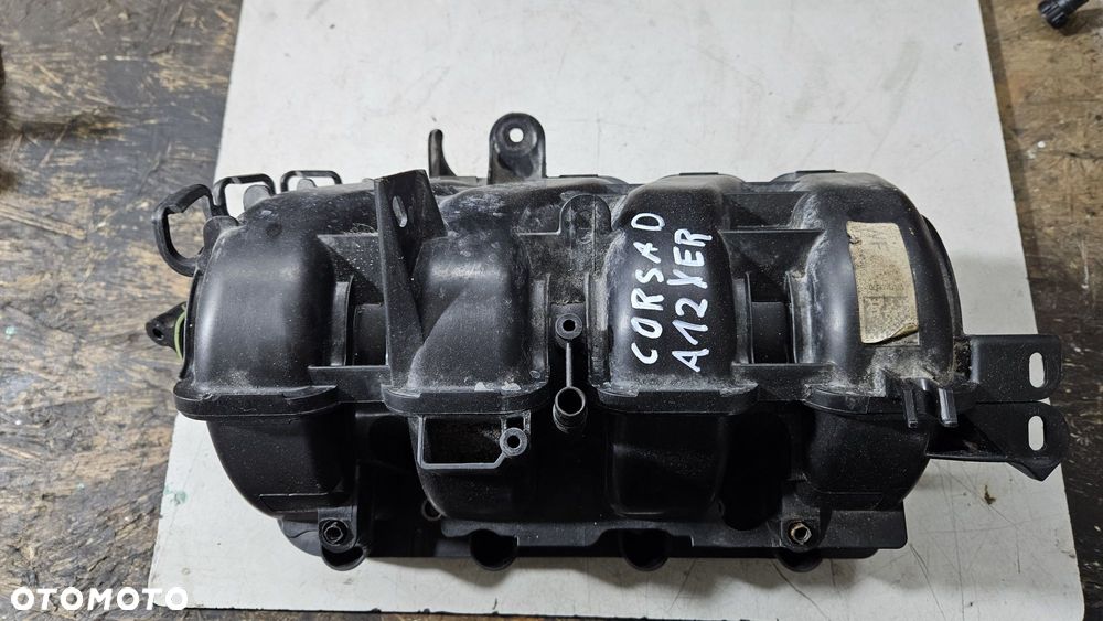 Kolektor ssący klapy wirowe opel corsa d 1.2 1.4 A12XER A14XER benzyna - 1