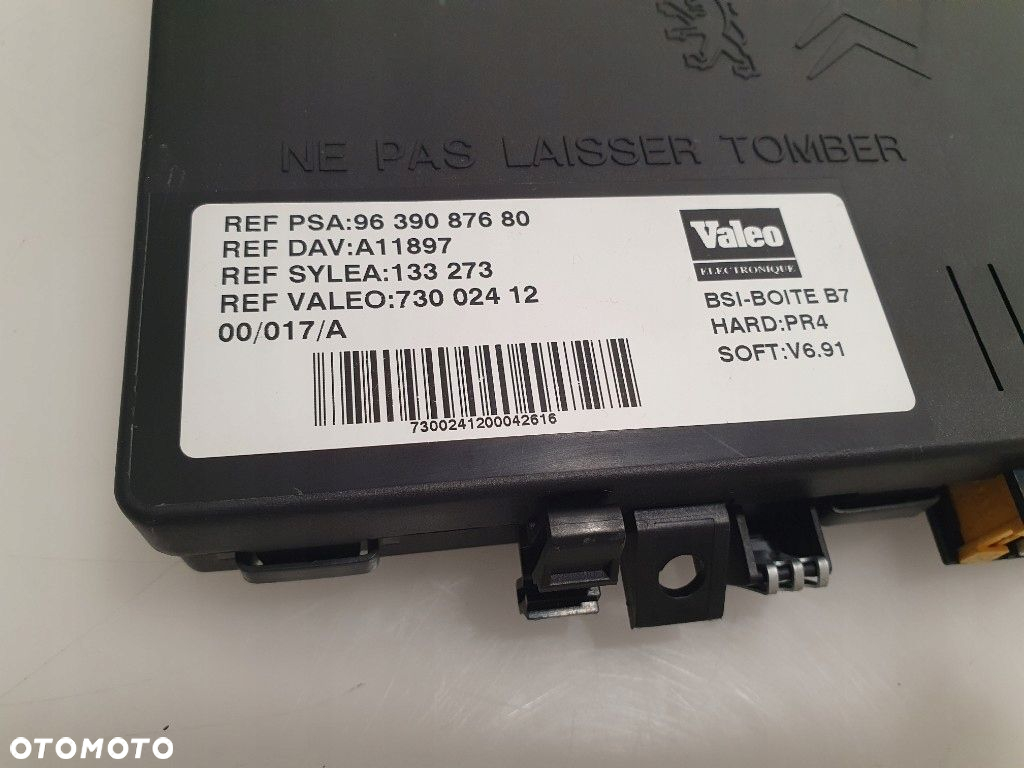 CITROEN XSARA II moduł bsi 9639087680 BSI-BOITE B7 - 9