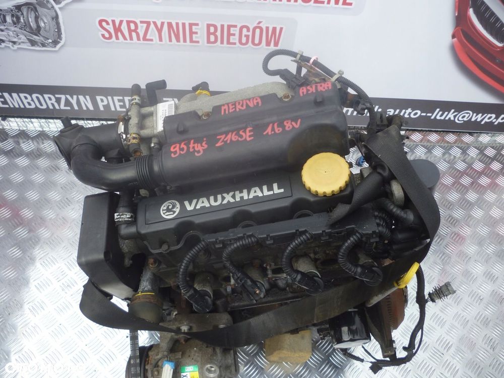 SILNIK OPEL MERIVA ASTRA 1.6 8V Z16SE 95 TYS - 2