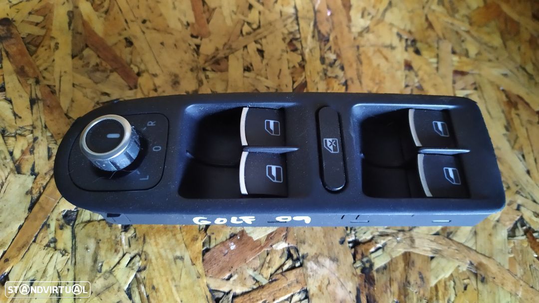 MODULO COMANDO BOTÕES VIDROS VOLKSWAGEN GOLF VI - FRENTE ESQUERDO - 1