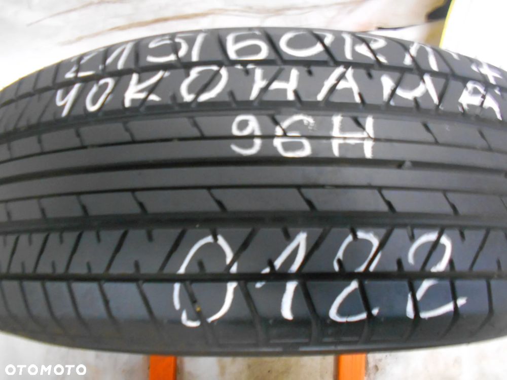 OPONA POJEDYNKA 215/60R17 YOKOHAMA ASPEC A349 D0T 0122 7.8MM - 1
