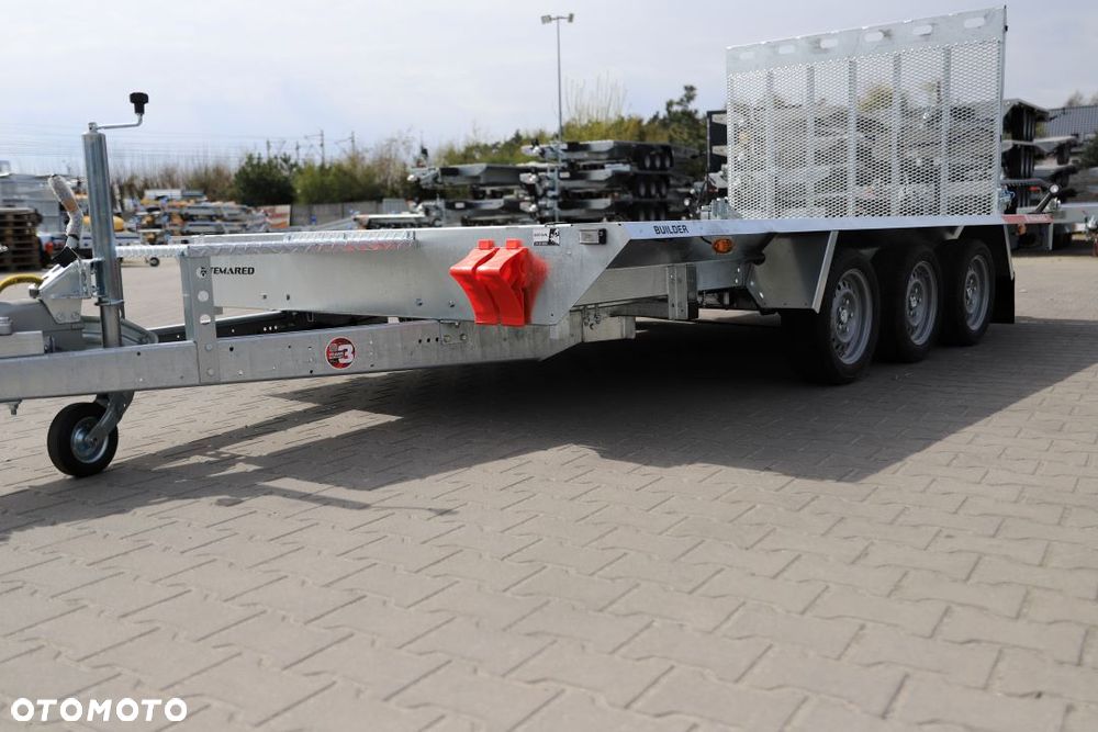 TEMARED /MARTZ BUILDER 3 4018/3 S 3,5T ,Koła 195R13C 400x180x30 do przewozu sprzętu budowlanego, TRAP, DMC 3500kg, 3 osie, - 13