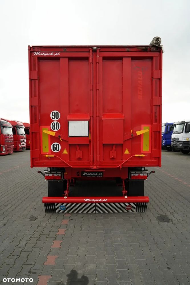 Benalu WYWROTKA 56 m3 / ALUMINIOWA / OŚ PODNOSZONA / SAF / ALUFELGI / - 6