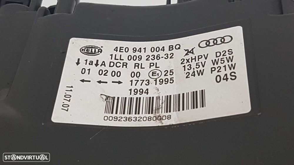 FAROL DIREITO AUDI A8 (4E2) 3.0 TDI QUATTRO - 4