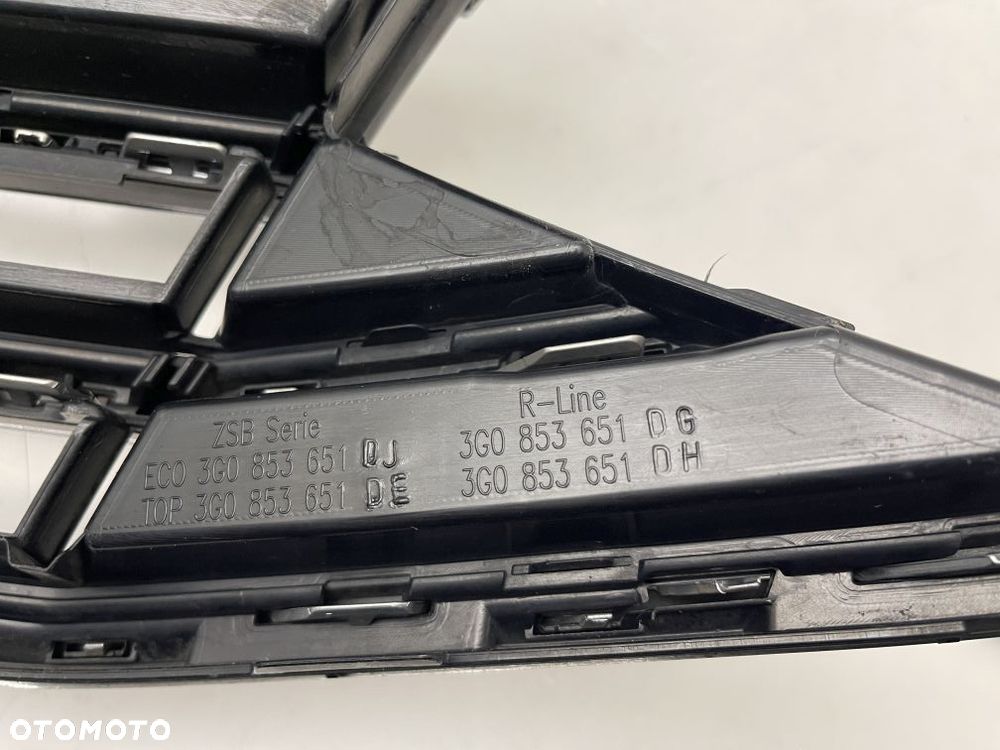 GRILL ATRAPA RADAR VW PASSAT B8 LIFT 3G0853653N 3Q0907550E - 12