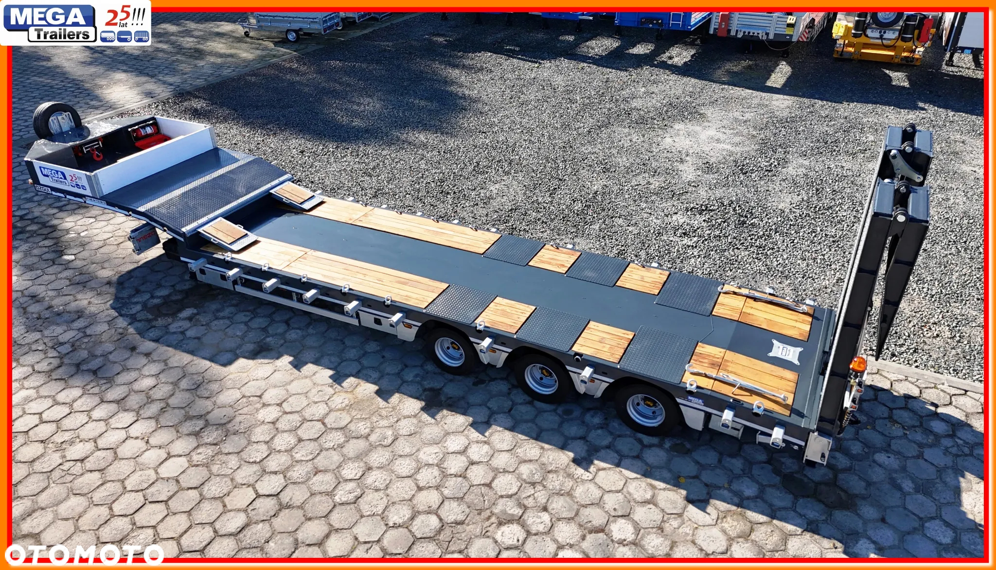 Mega SEMIK 3-osie,  do ciągnika 6x4,  ład. 46 Ton HOMOLOGACJA COC (UE) !!! - 7