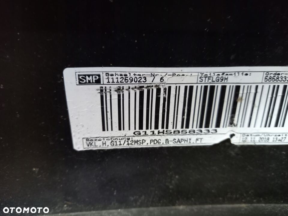 Bmw 7 G11 G12 M-Pakiet zderzak tyl tylny - 7