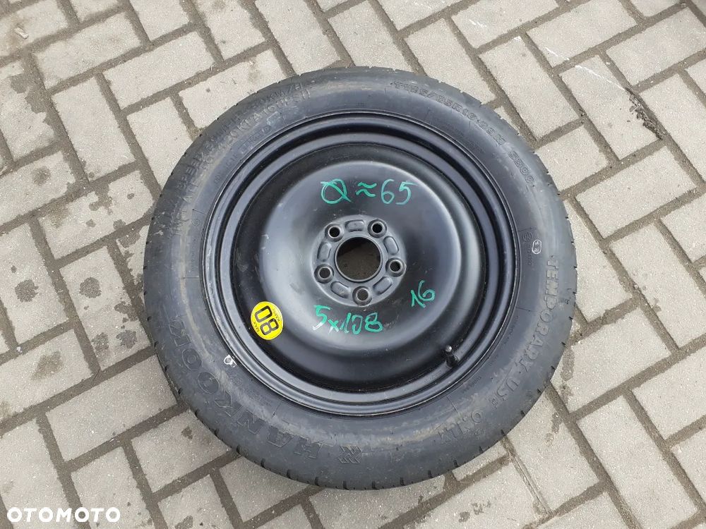 # DOJAZDÓWKA KOŁO DOJAZDOWE ZAPAS ZAPASÓWKA FORD 5X108 - 1