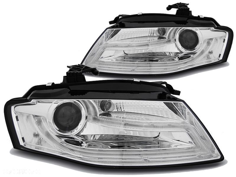 Lampy Reflektory LED AUDI A4 B8 08 -11 TRU DRL H7 - 1