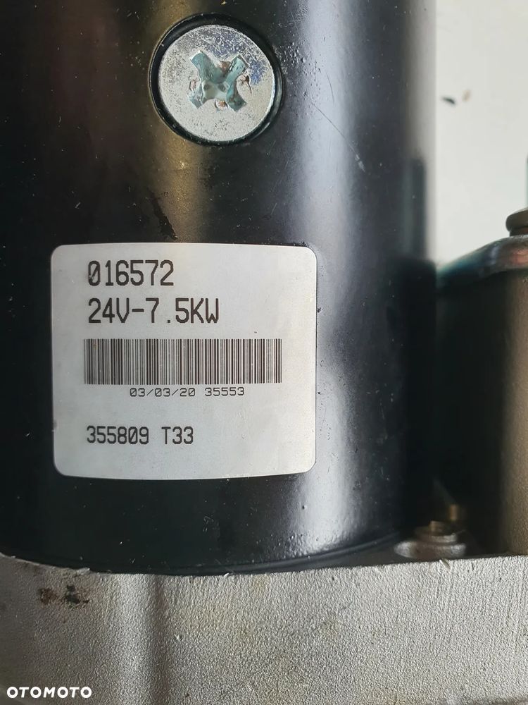 Rozrusznik 24V 7,5 KW 016572 John Deere - 2