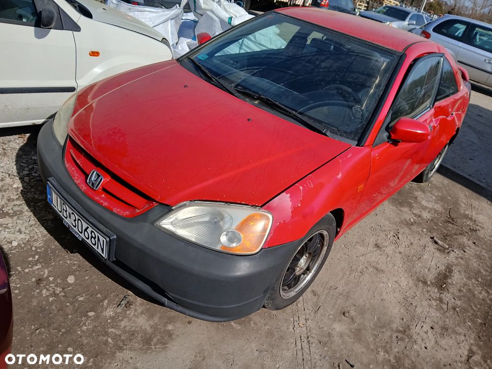 honda civic VII coupe maska zderzak lampa grill błotnik drzwi zbiornik paliwa szyba lusterko - 1