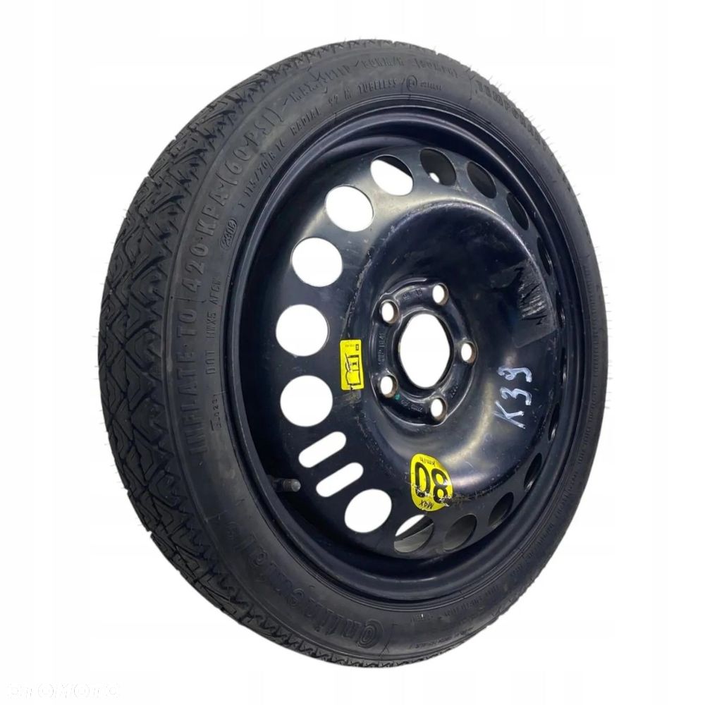 KOŁO DOJAZDOWE OPEL VECTRA C SIGNUM ASTRA H 115/70R16 5X110 2160132 - 2