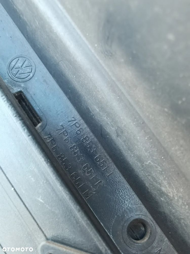 VW TOUAREG II LIFT 7P6 14-18 R-LINE ZDERZAK GRILL ATRAPA PRZÓD - 4