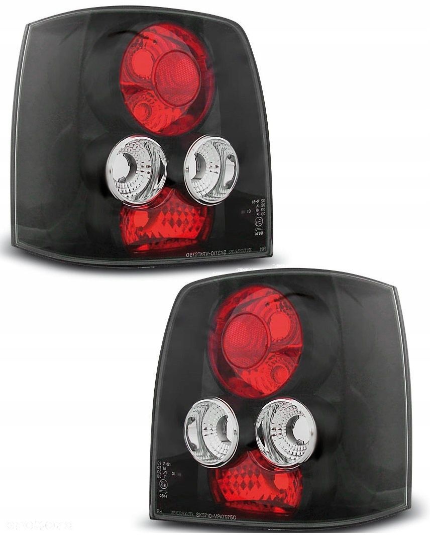 Lampy tyl Tuning Black VW Passat B5 3b Kombi 96- - 1