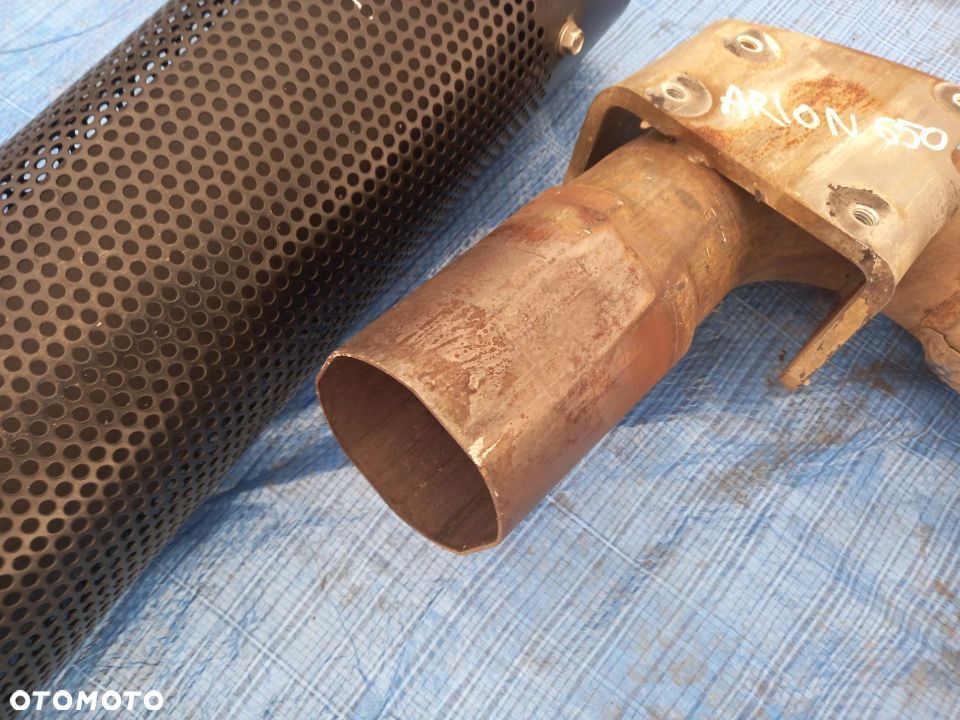 Kolanko tłumika wydech końcowy Claas Ares Axion Arion 530 540 550 620 630 640 650 - 3