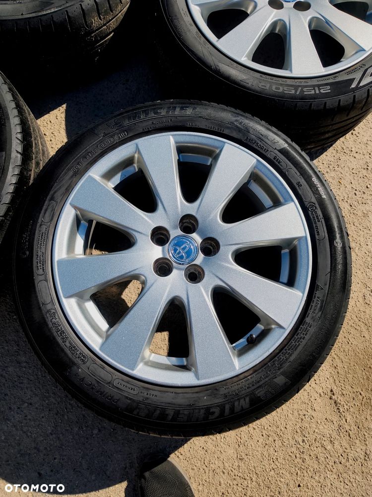 5x100 Felgi Aluminiowe Alufelgi Oryginalne 17 Koła Letnie Lato TOYOTA AVENSIS I II 2 CELICA CARINA E MATRIX PRIUS 5,5mm Legnica ALU-RAD 215/50 - 5