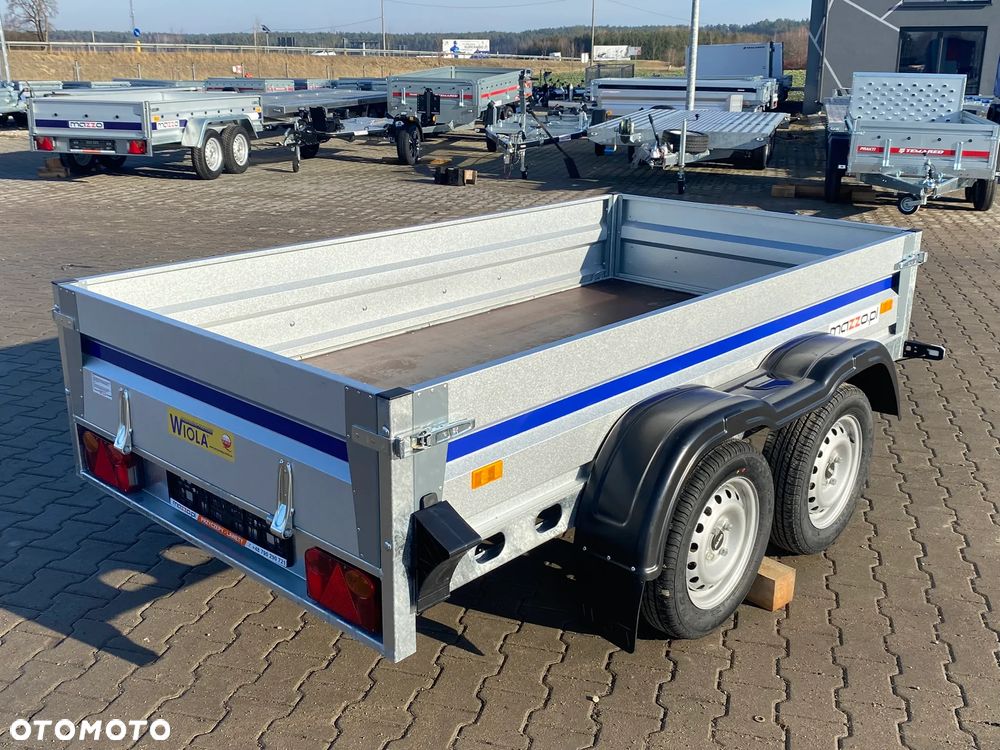 Wiola DOSTAWA Przyczepka KRAKUS+ wym. 252x132x38 Przyczepa dwuosiowa SPAWANA niehamowana SOLIDNA kat.B! - 13