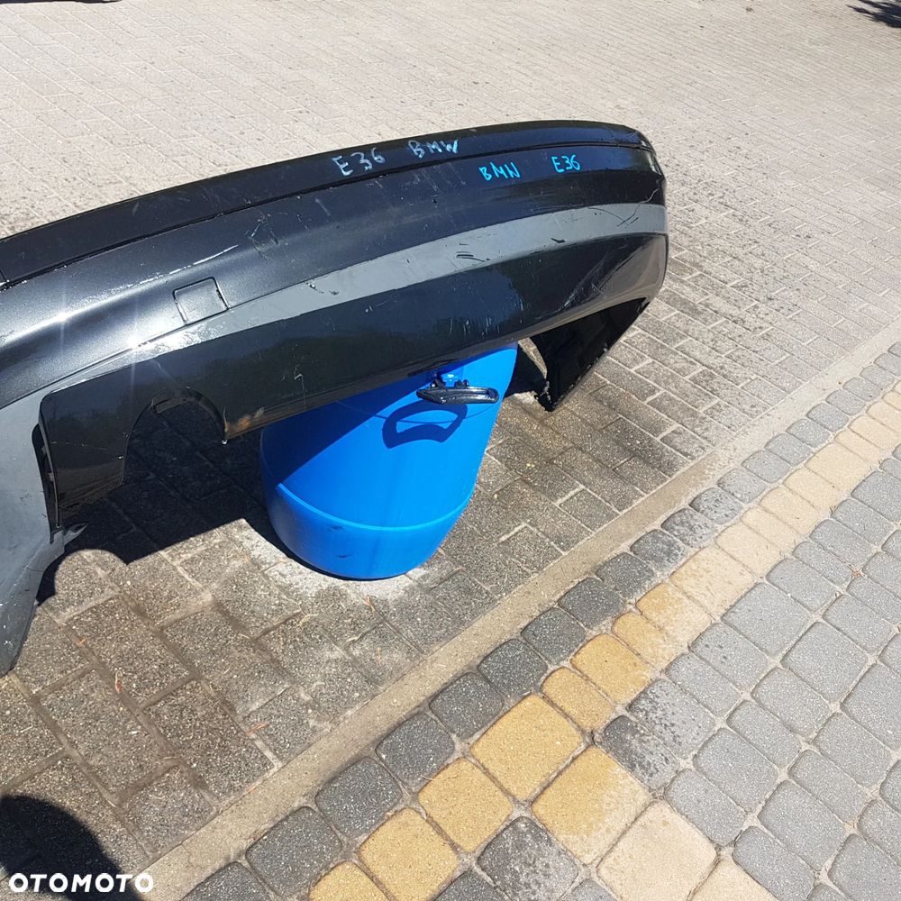 zderzak tył tylny spoiler nakładka ślizg osłona wydechu bmw 3 e46 e36 bmw 5 e39 oryginał - 12