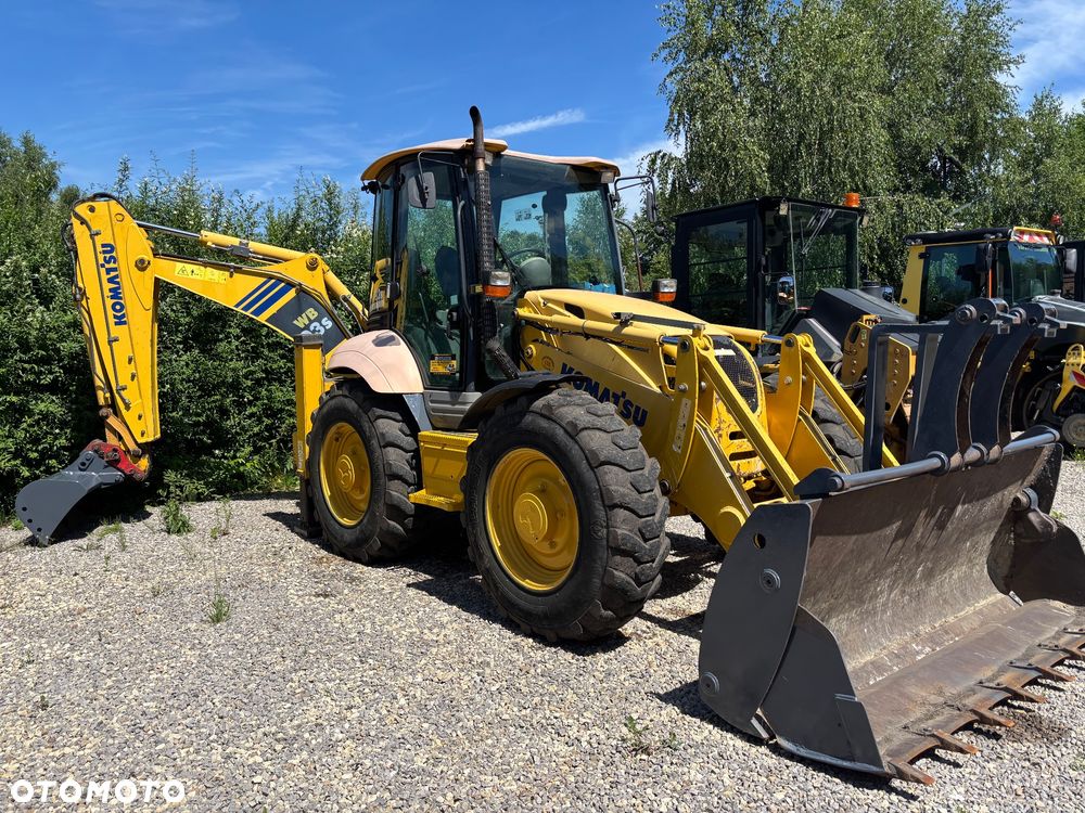 Komatsu WB93S-5EO 2016r 4x4x4 koparko ładowarka duże koła - 1
