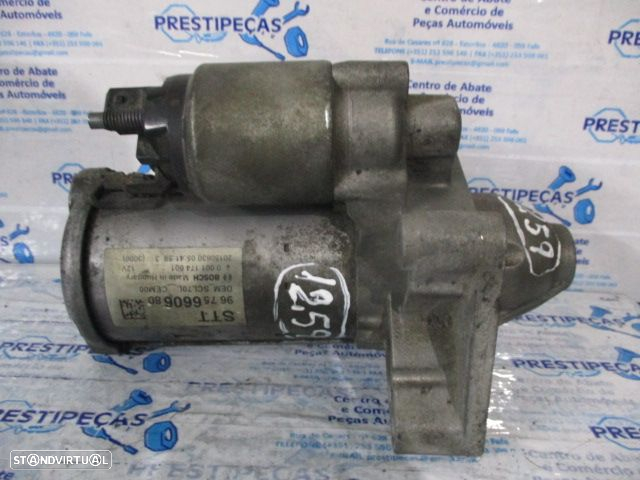 Motor De Arranque 9675660680  0001174601 PEUGEOT 308 2 BREAK SW FASE 1 2015 1.6HDI 120CV 5P PRETO PEUGEOT 308 2 BREAK SW FASE 2 2017 1.6HDI 120CV 5P CINZA - 4