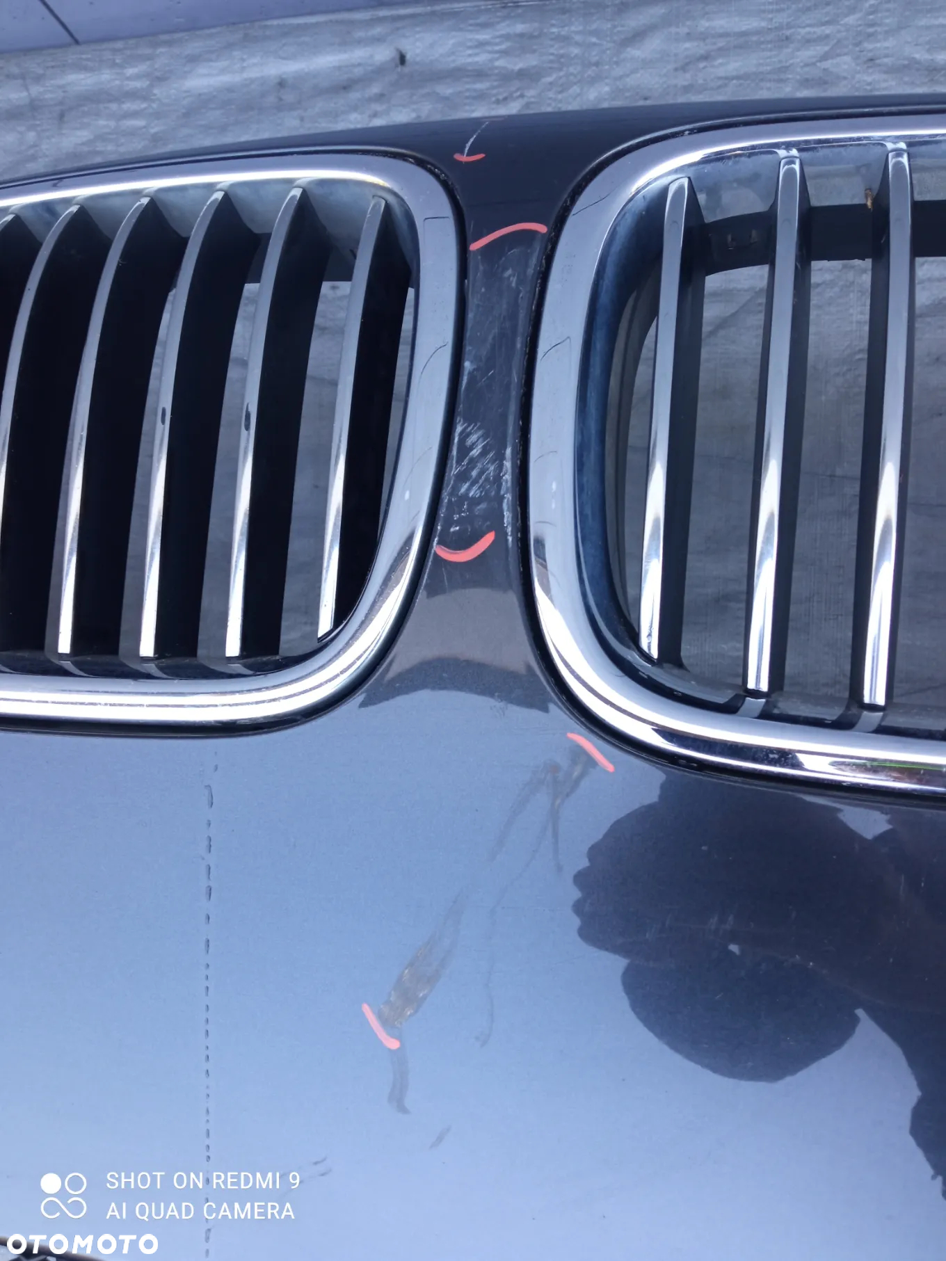 BMW F10 F11 ZDERZAK PRZÓD  B39 MINERAL GRAU - 7