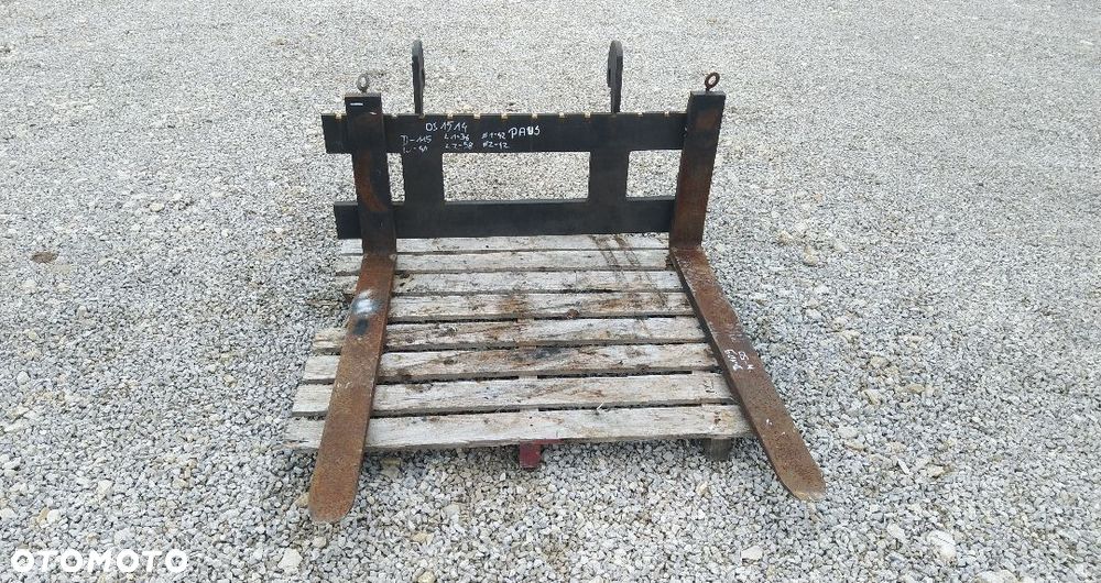 Widły z karetką PAUS Widły do ładowarek Atlas Komatsu Case Jcb Manitou - 2