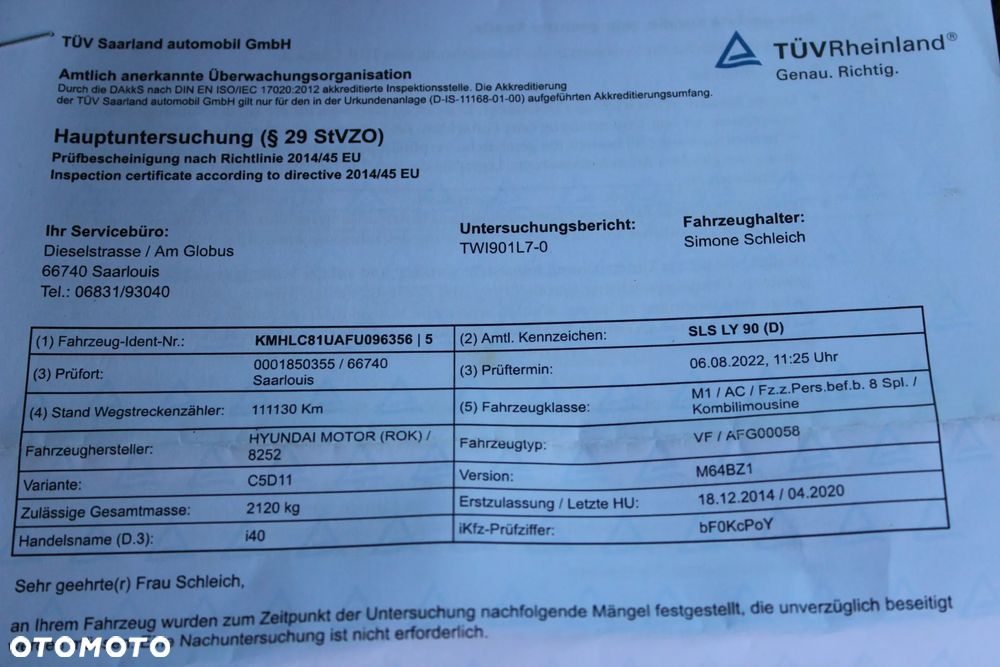 Hyundai i40 1.7 CRDi blue Style - 39