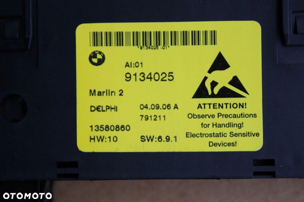 Panel przełącznik DTC PDC BMW e60 e61 9134025 - 3